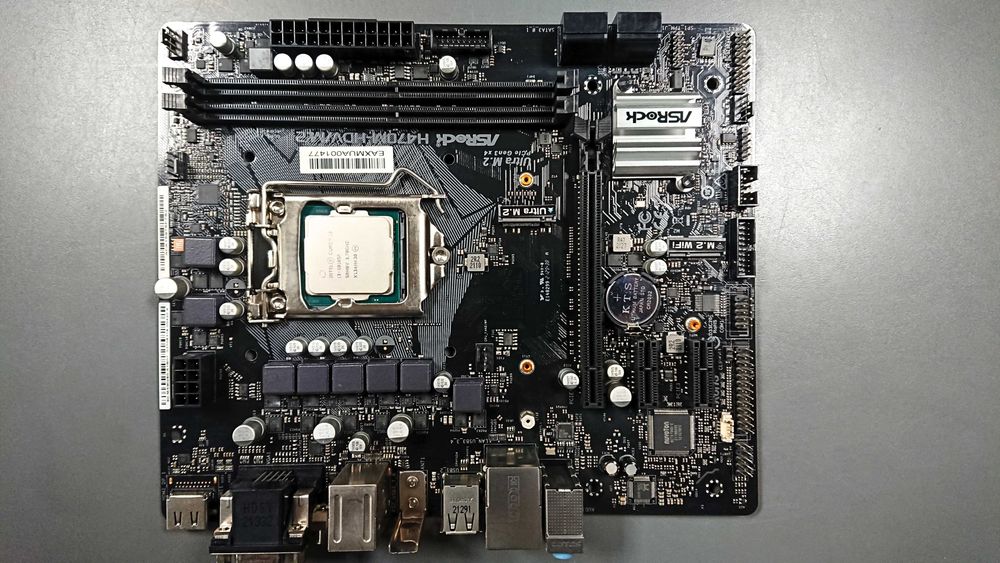 Процесор за игри i3-10105F (новият i7-7700K) + дъно Asrock H470