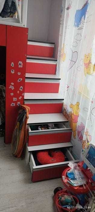 Pat pentru copii masina de pompieri