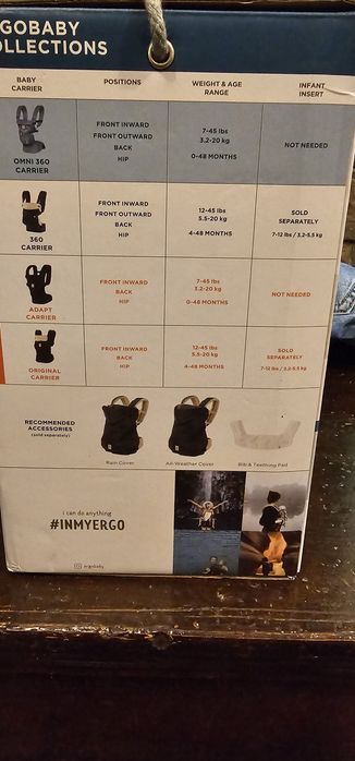 Ергономочна раница Ergobaby Omni 360