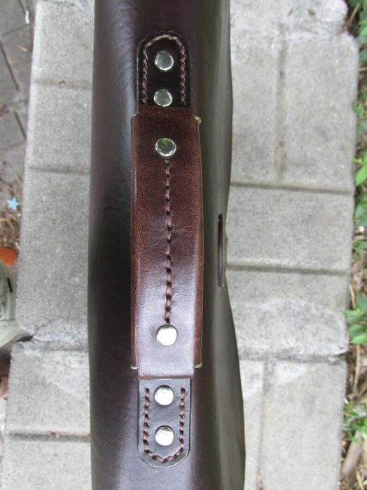 Кожена чанта - ръчно изработена