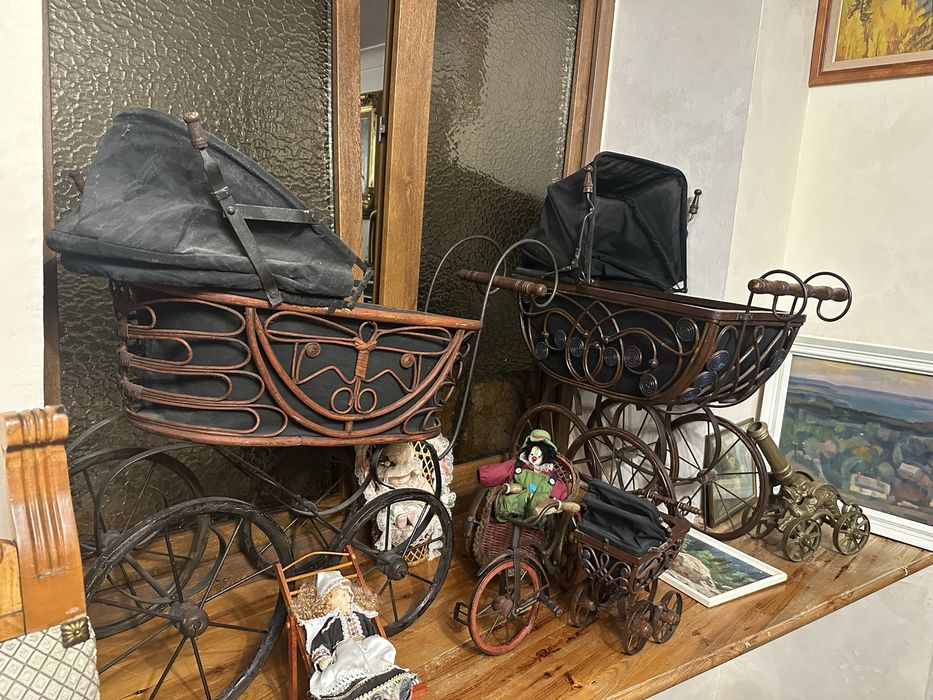 Антикварные игрушечные коляски, 19 век, Франция