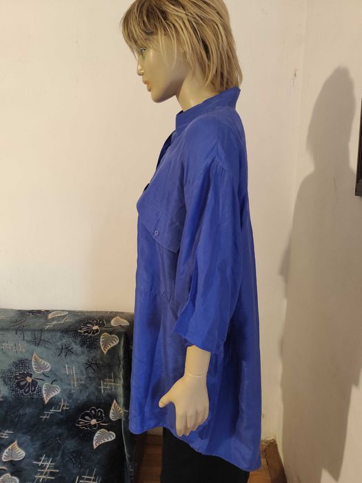 Bluza asimetrica din matase naturala Canda-masura 46-48-Noua!-Rezervat