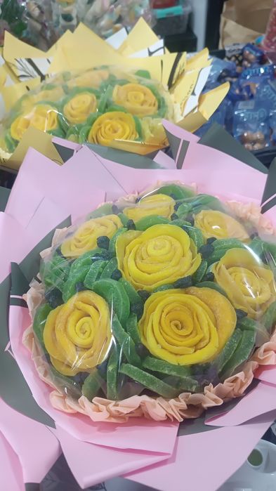 Букеты из сухофруктов