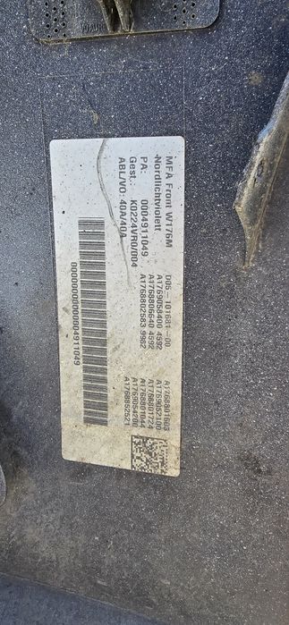 Оригинална Предна броня Mercedes A176