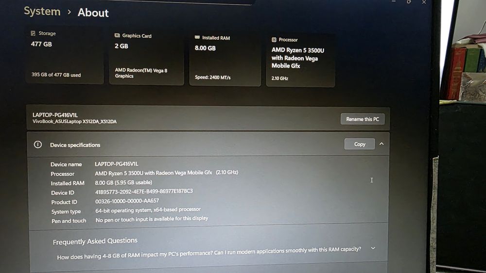 Laptop Asus VivoBook 15