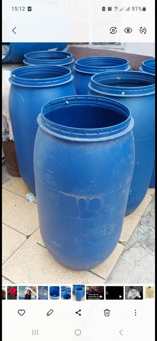 Продам бочки пластиковые 200 литровый