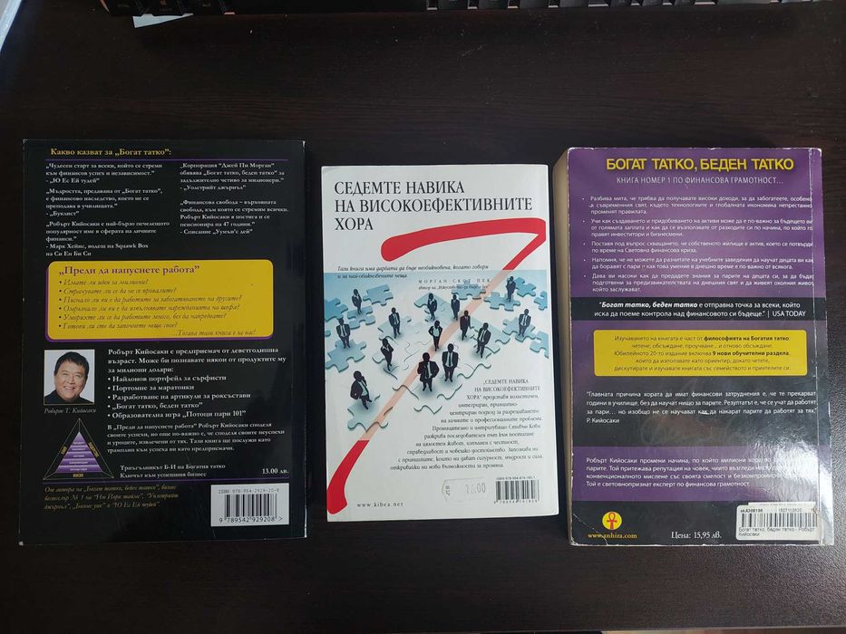 Топ книги за пари и бизнес – Кийосаки, Кови