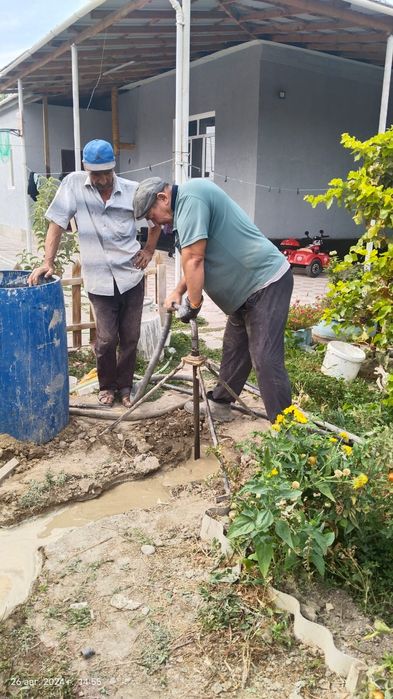 Су қазамыз,скважен құдық.