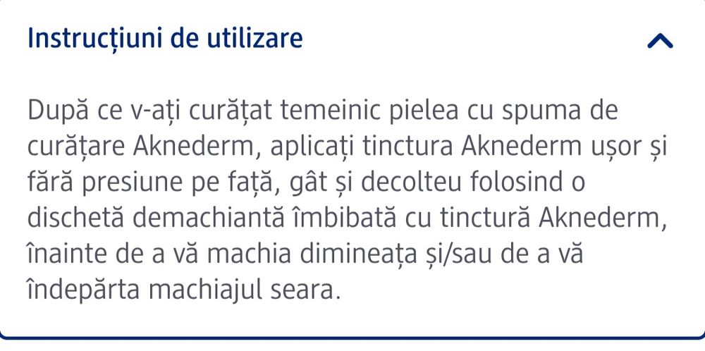 Tinctura anti acnee