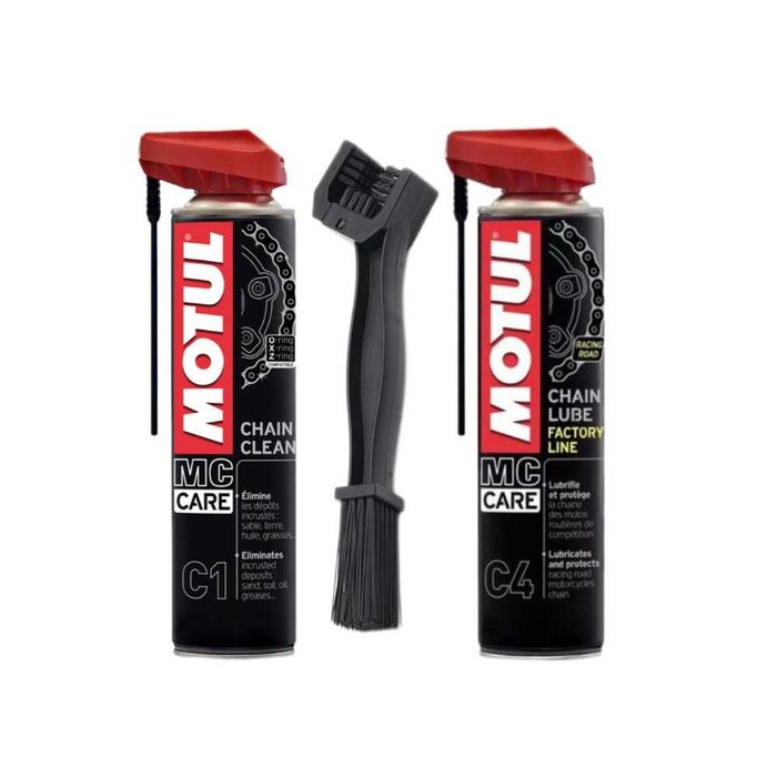 Kit curatare/ungere lant moto Motul