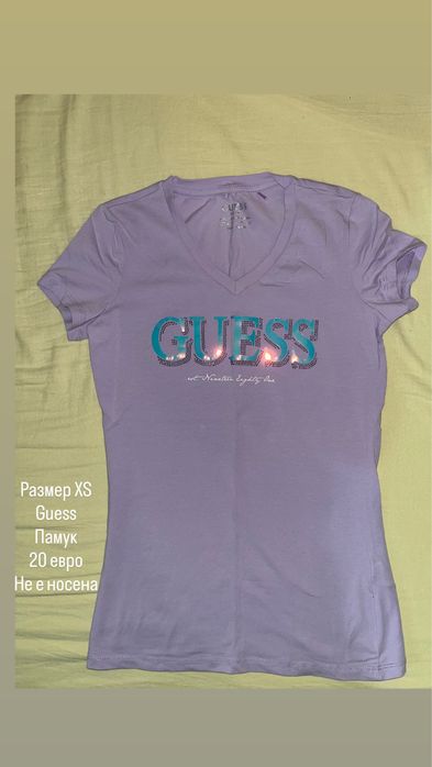 Като нови, носени веднъж - тениски на Guess и US.POLO.ASSN