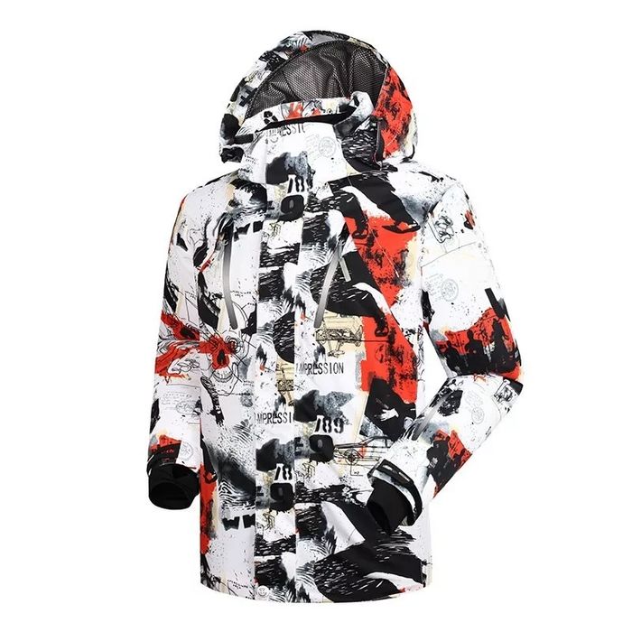 мужская женская унисекс лыжная куртка комбенизон горнолыжный костюм