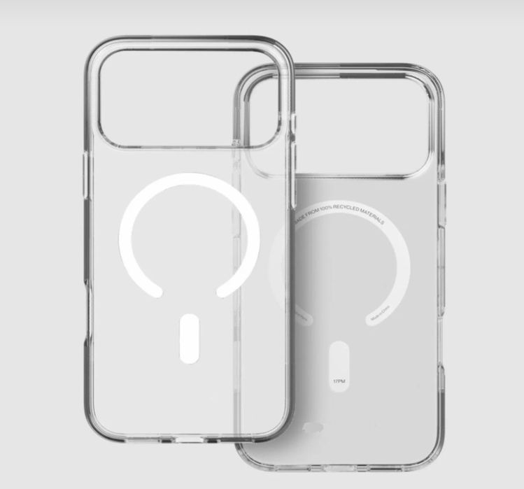 OEM iPhone 17 Pro Max MagSafe прозрачен калъф