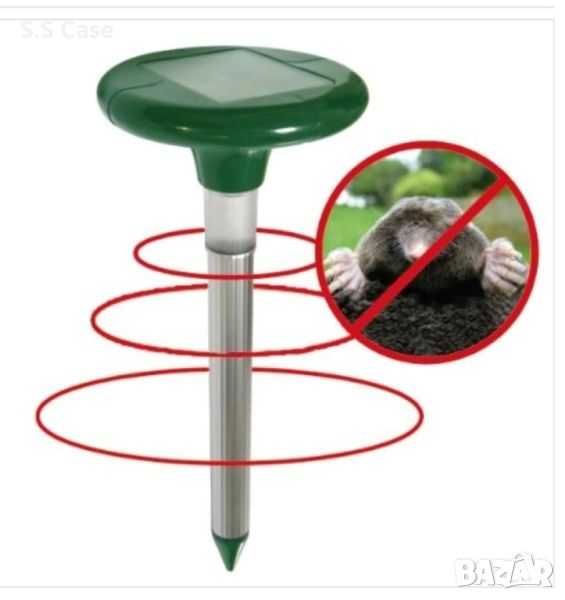 Соларен ултразвуков уред против гризачи, мишки, змии, насекоми