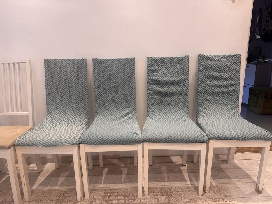 8 scaune albe Ikea