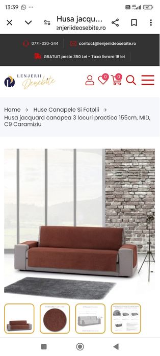 Husa canapea 3 locuri