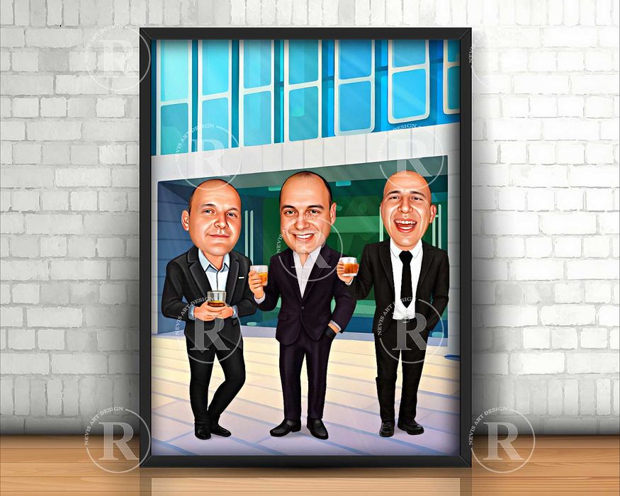 Карикатура подарък за колега / колежка