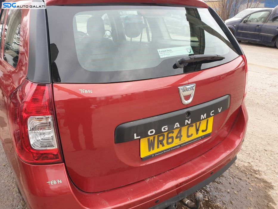 Hayon Haion Portbagaj Dezechipat cu Luneta Geam Sticla Dacia Logan 2 MCV Break Combi 2012 - 2016 Culoare Fire Red Metallic / Pearl TEB76 [C4480]