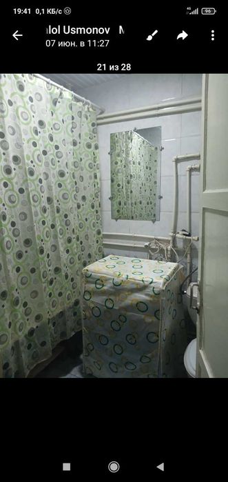 2x kvartira Rayon Kosmos orentor Kosmos toyxonasini yonida АК