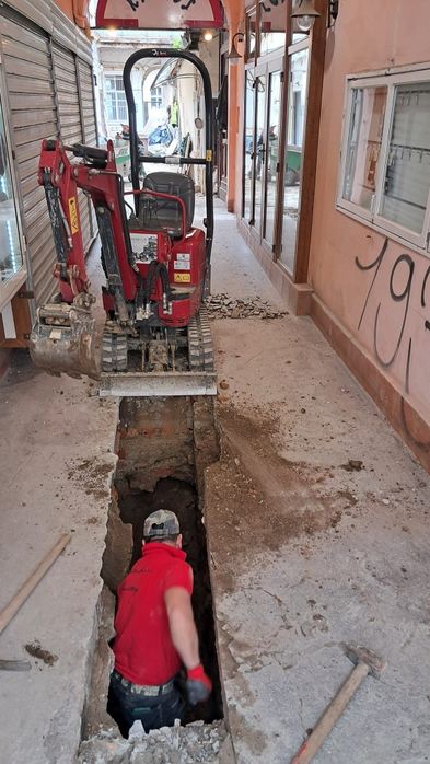 Vand miniexcavator yanmar sv 08