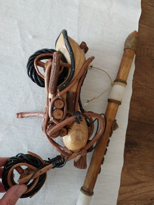 Дървен мотор. Ръчна изработка.