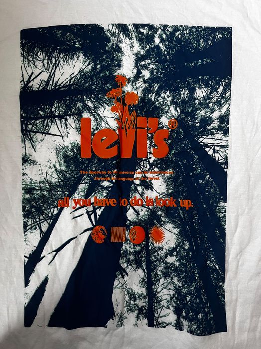 Мъжка тениска Levi’s бяла оригинал