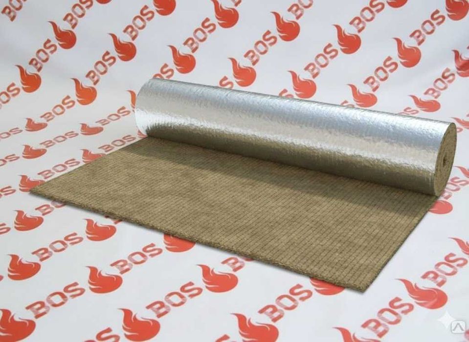 BOS PRO-МБОР-13-1 НФ (10000х1200х13мм) огнезащитный базальт. материал