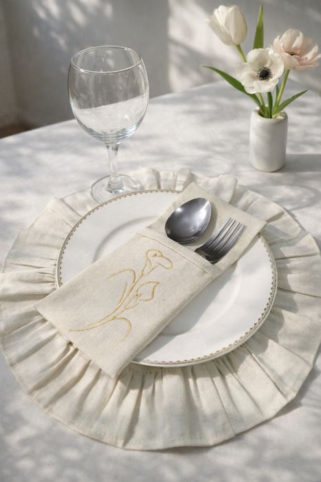 набор. сервировочный текстиль. подтарельник плейсмат