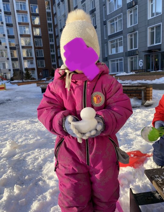 Комбинезон зимний теплая 110-116