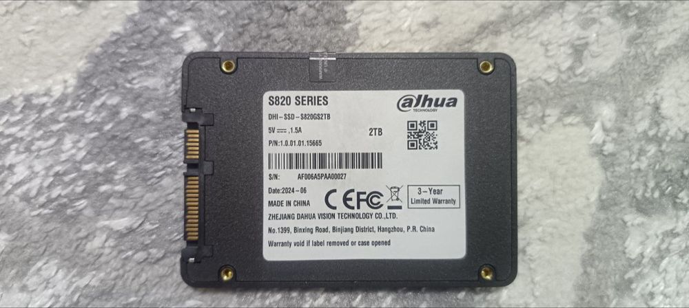 Dahua ssd 2tb yangi