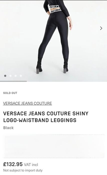 Leggings Versace Jeans pantaloni L