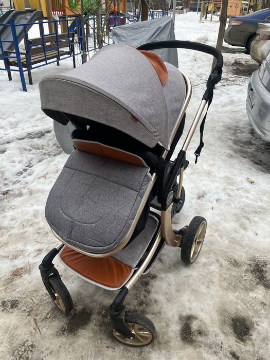 Коляска универсальная 2 в 1 AIMILE Wingoffly, серый