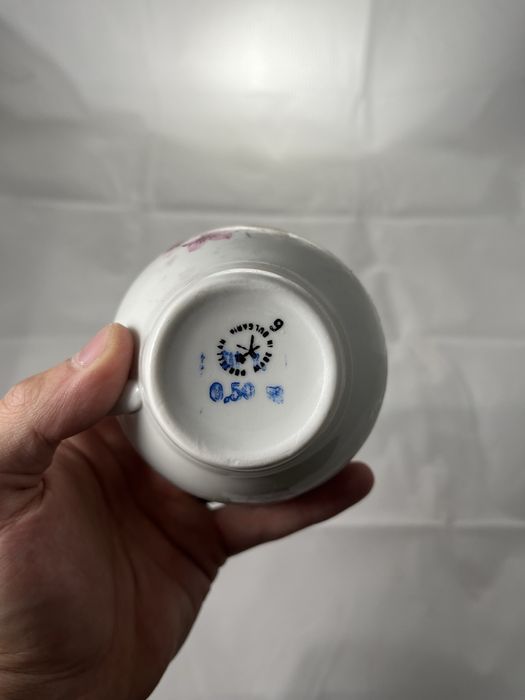 Чаши и чинийки от соца