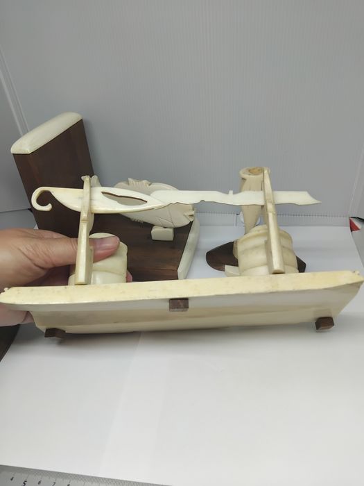 Vechi set birou ivory