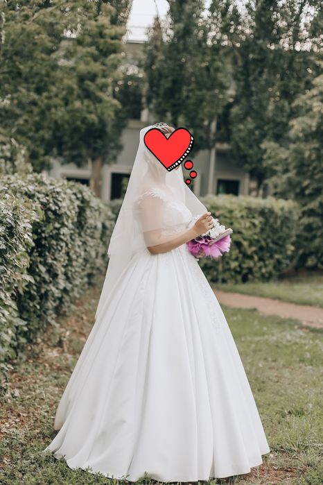 Свадебное платье за 9 тыс тенге