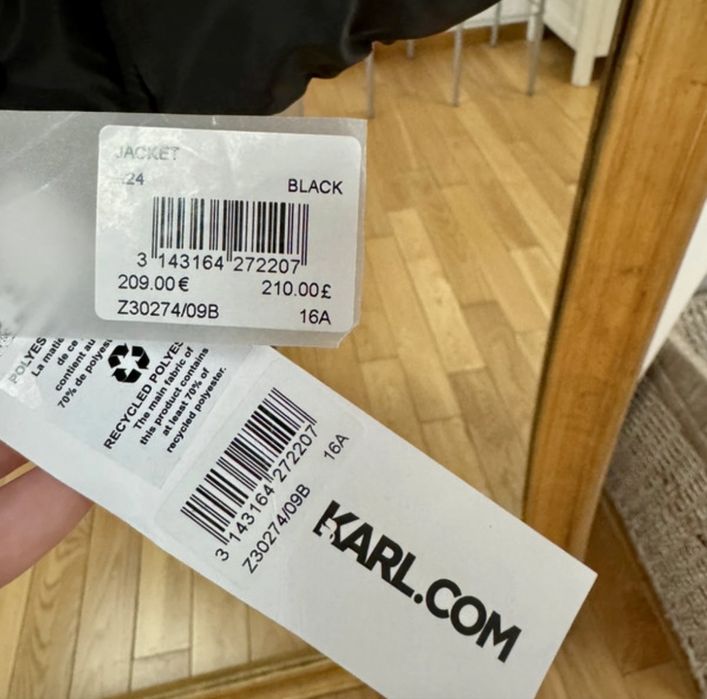 Geaca iarna cu gluga  16 ani Karl Lagerfeld