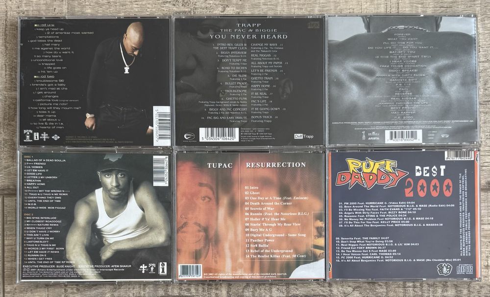 Pachet 1 - Lot 24 cd-uri rap/hip hop