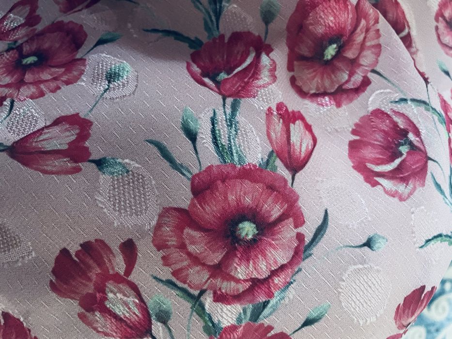 платье-миди с цветочным принтом