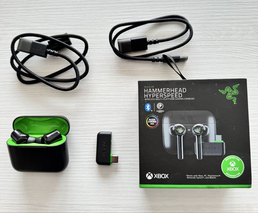 Razer Hammerhead HyperSpeed Xbox Edition – Noise Cancellation