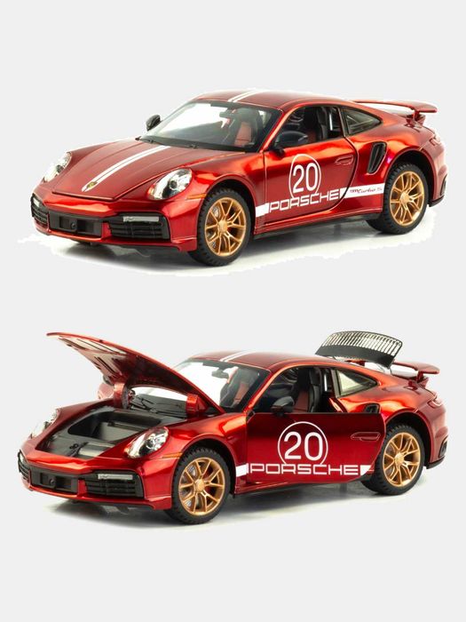 "Металлическая машинка Porsche 911 Turbo S 1:24"