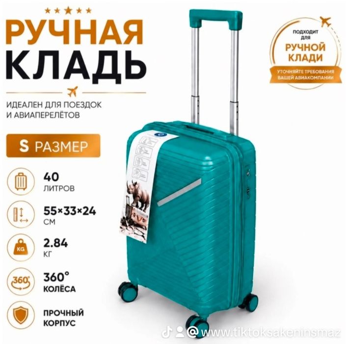 Чемоданы ручная кладь доставка Алматы.