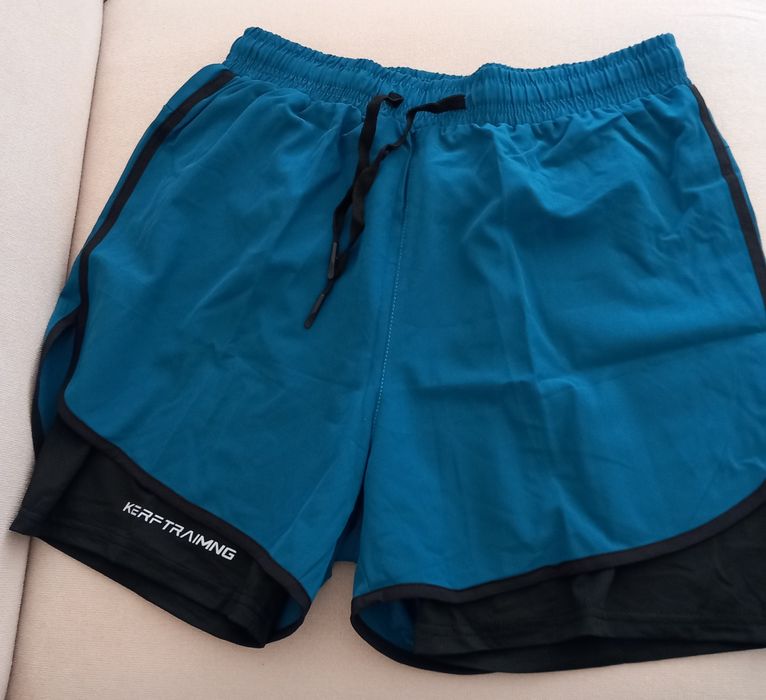Pantalon scurt Fitness 2 în 1