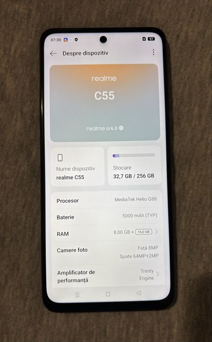 Realme C55 256GB 8+16GB RAM
