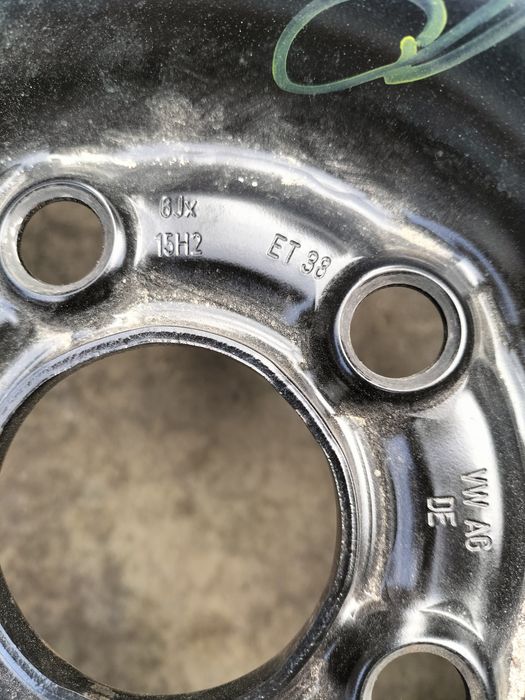 Резервна гума 15 цола 5x100 VW Polo / Фолксваген Поло