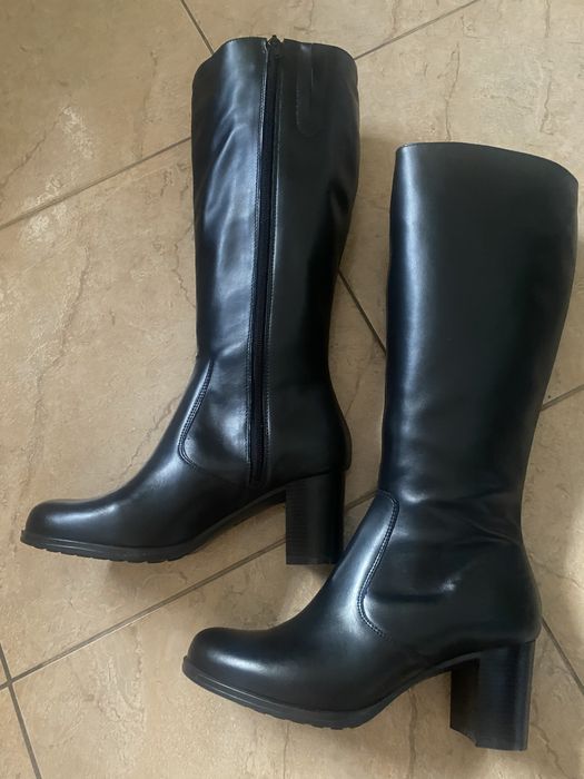 Cizme negre piele naturala mar 39 noi