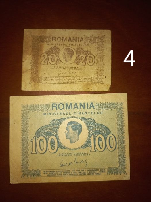 Bancnote vechi din diferiți ani si țari