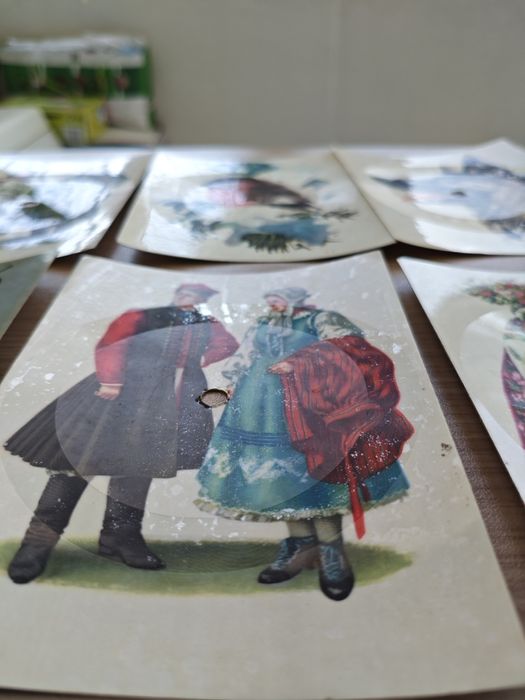 Флексидиск на Бийтълс, рядко издание - Полски пощенски картички 60те