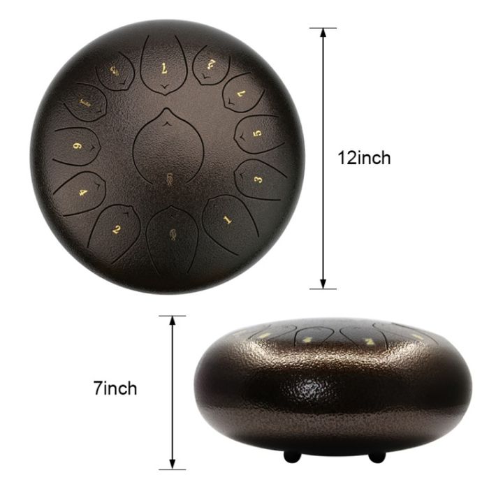 Ananda Tongue tobă cu limbi, 13 note - Lavă