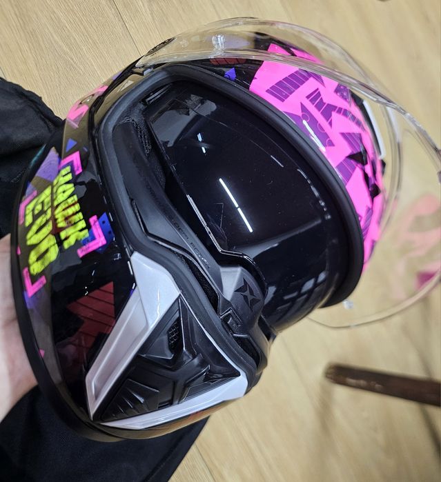 Casca moto aproape noua