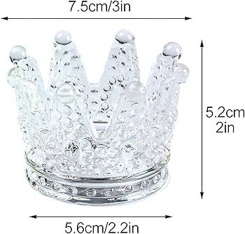 Стъклен държач за четки / Маникюр/